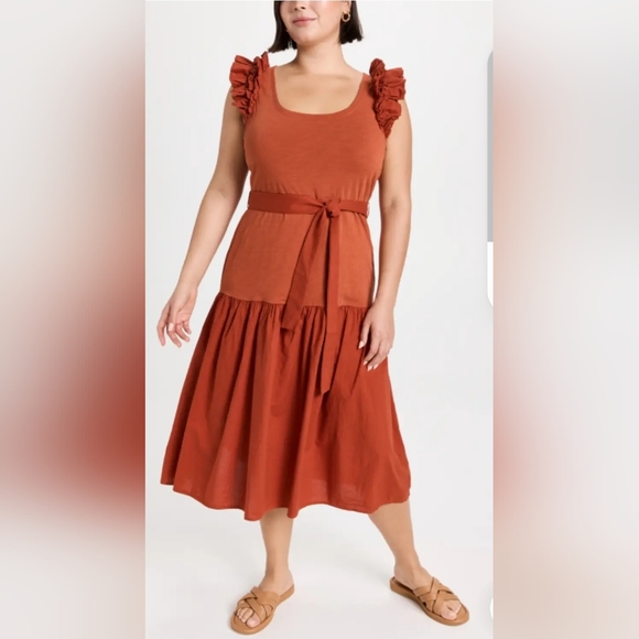 Nation LTD Dresses & Skirts - New sz xxl Nation LTD Everleigh Frilly Dress